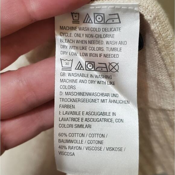 ISAAC Mizrah long shawl collar‎ cardigan coatigan 1X - Picture 5 of 5